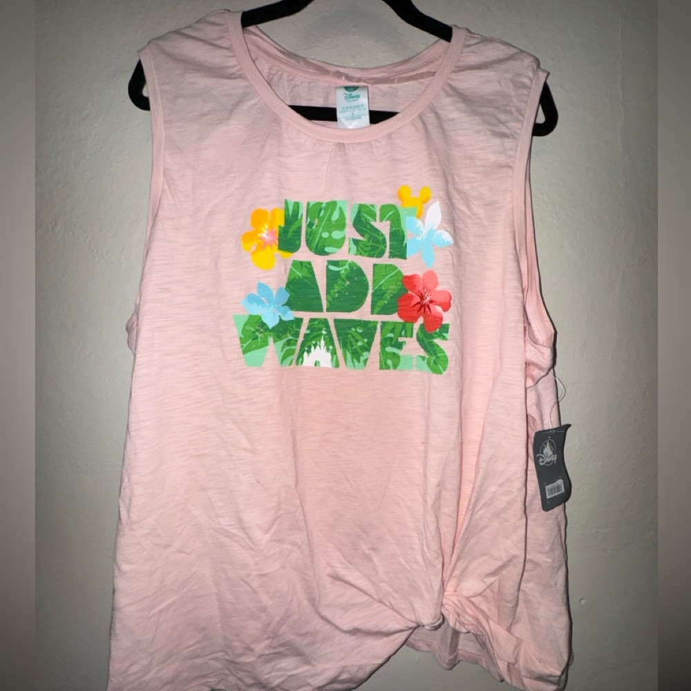 NWT Disney Just Add Waves Mickey Ballon head Sleeveless Top